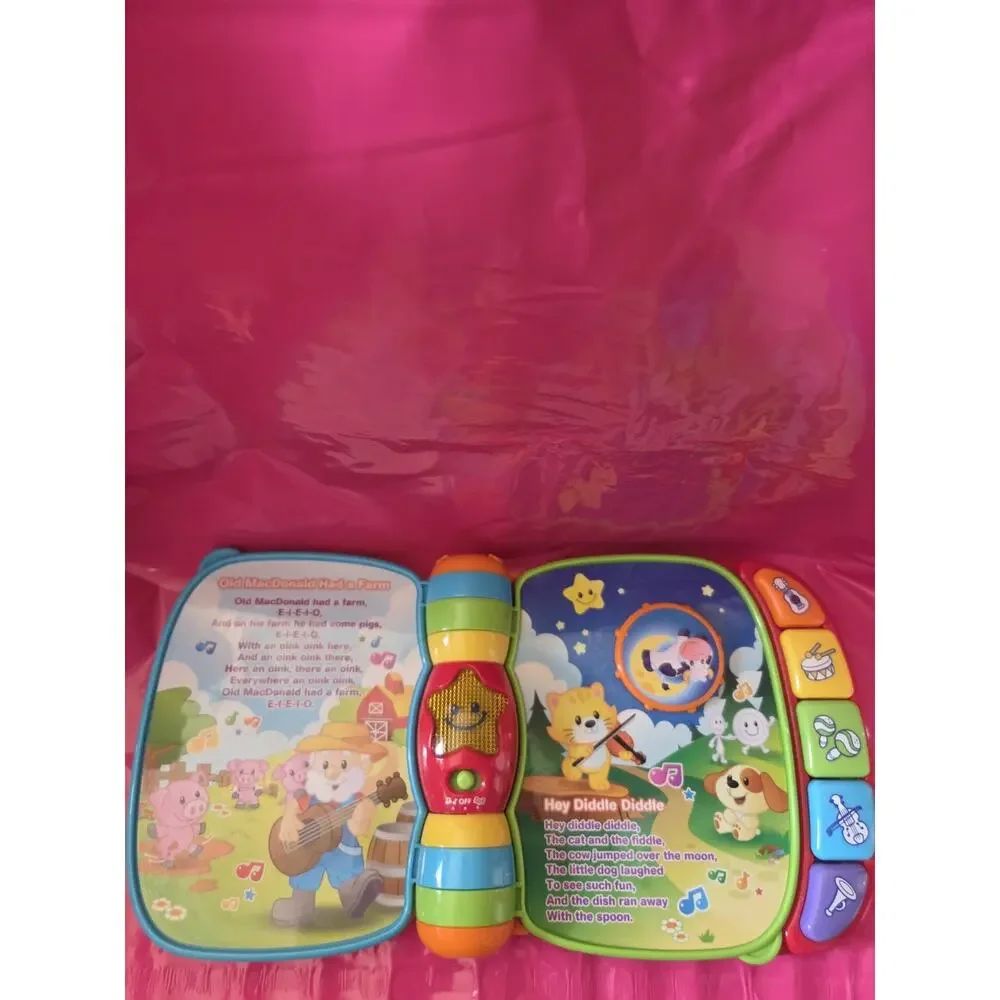 VTECH Storytime Rhymes Musical book toy Tested/Works